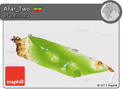 Physical Panoramic Map of Afar_Two, cropped outside