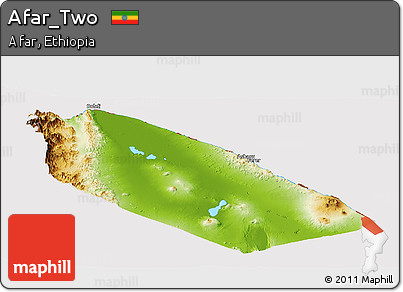 Physical Panoramic Map of Afar_Two, cropped outside