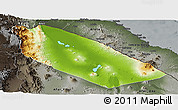 Physical Panoramic Map of Afar_Two, darken, semi-desaturated