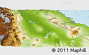 Physical Panoramic Map of Afar_Two