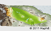 Physical Panoramic Map of Afar_Two, semi-desaturated