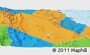 Political Panoramic Map of Afar_Two