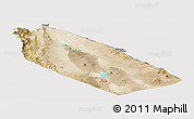 Satellite Panoramic Map of Afar_Two, cropped outside