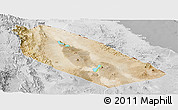 Satellite Panoramic Map of Afar_Two, lighten, desaturated