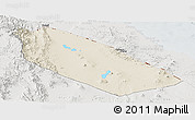 Shaded Relief Panoramic Map of Afar_Two, lighten, semi-desaturated