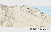 Shaded Relief Panoramic Map of Afar_Two