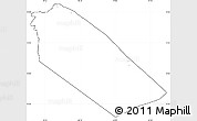 Blank Simple Map of Afar_Two, cropped outside, no labels