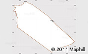 Classic Style Simple Map of Afar_Two, cropped outside