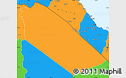 Political Simple Map of Afar_Two