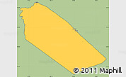 Savanna Style Simple Map of Afar_Two, cropped outside