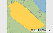 Savanna Style Simple Map of Afar_Two