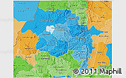 Political Shades 3D Map of Amhara