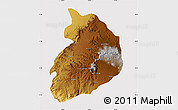 Physical Map of Agew, cropped outside