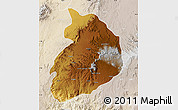 Physical Map of Agew, lighten