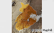 Physical Map of Agew, semi-desaturated