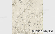 Shaded Relief Map of Agew