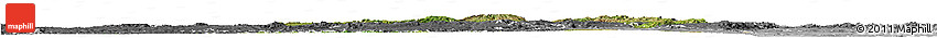 Satellite Horizon Map of Amhara, desaturated