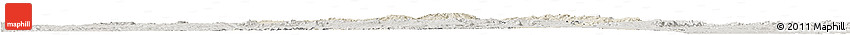 Shaded Relief Horizon Map of Amhara, semi-desaturated
