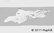 Gray Panoramic Map of North Gonder, single color outside