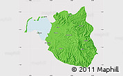 Political Map of South Gondar, cropped outside