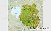 Satellite Map of South Gondar, lighten