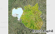 Satellite Map of South Gondar, semi-desaturated