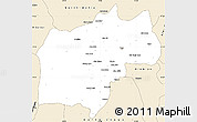 Classic Style Simple Map of South Wello