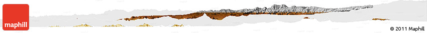 Physical Horizon Map of West Gojam, single color outside