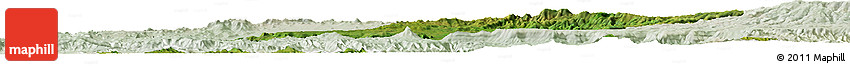 Satellite Horizon Map of West Gojam, lighten