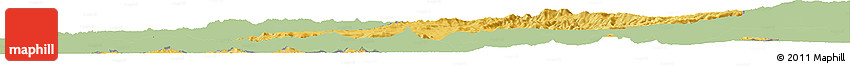 Savanna Style Horizon Map of West Gojam, single color outside