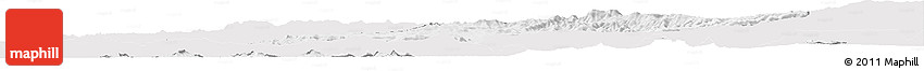 Silver Style Horizon Map of West Gojam, single color outside