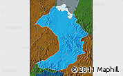 Political Map of West Gojam, darken