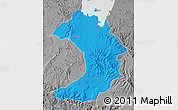 Political Map of West Gojam, desaturated