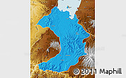 Political Map of West Gojam, physical outside