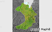Satellite Map of West Gojam, desaturated