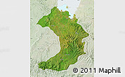 Satellite Map of West Gojam, lighten