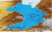 Political Panoramic Map of West Gojam, physical outside