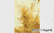 Physical 3D Map of Assosa