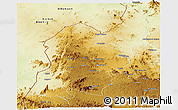 Physical Panoramic Map of Assosa