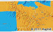 Political 3D Map of Bebieg