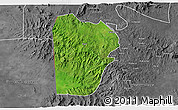 Satellite 3D Map of Bebieg, desaturated