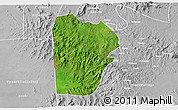 Satellite 3D Map of Bebieg, lighten, desaturated