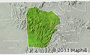 Satellite 3D Map of Bebieg, lighten, semi-desaturated