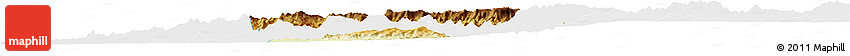 Physical Horizon Map of Bebieg, single color outside