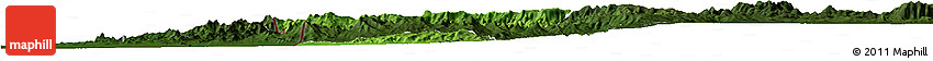 Satellite Horizon Map of Bebieg, darken