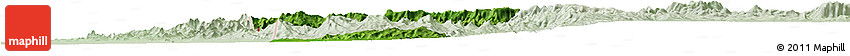Satellite Horizon Map of Bebieg, lighten