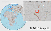 Gray Location Map of Bebieg