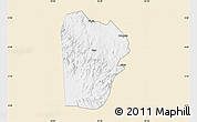 Classic Style Map of Bebieg, single color outside