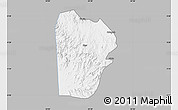 Gray Map of Bebieg, single color outside
