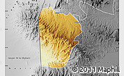 Physical Map of Bebieg, desaturated